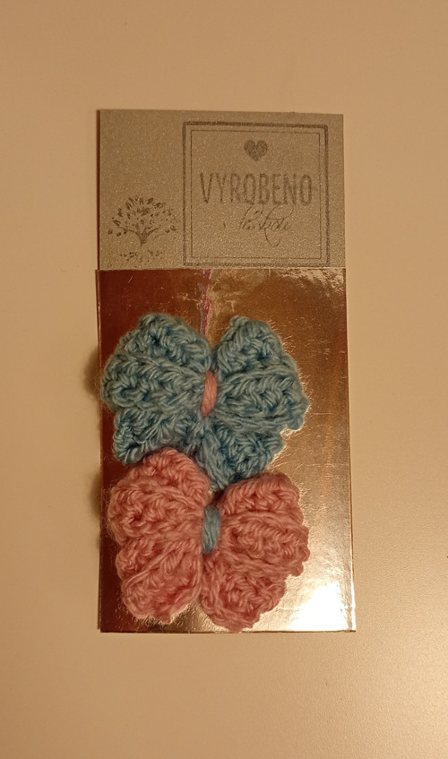Háčkované sponky do vlasů — foto 5