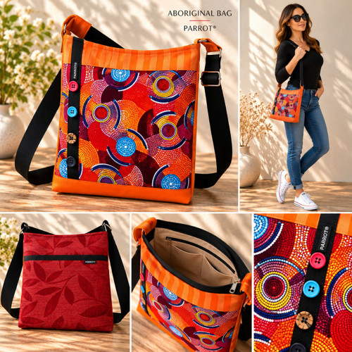 Australian ABORIGINAL BAG no.2 *** PARROT® — foto 3