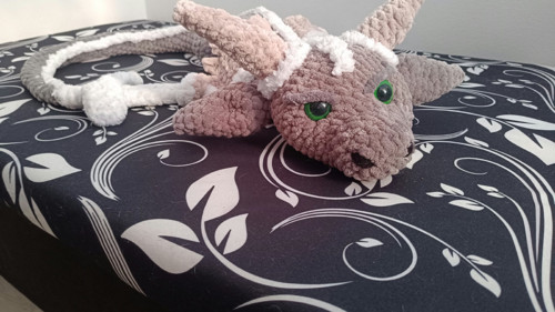 Velký háčkovaný drak — foto 3