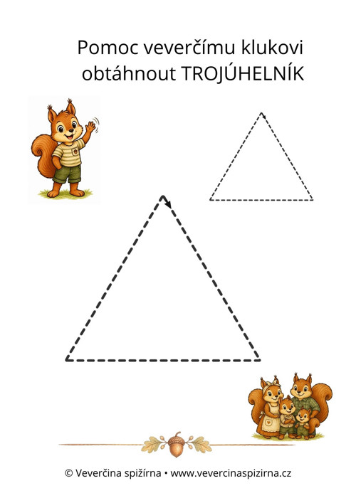 Grafomotorika s Veverčí rodinou — foto 2