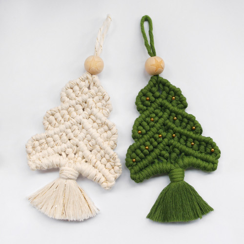 Macramé STROMEČEK / mechově zelená — foto 3