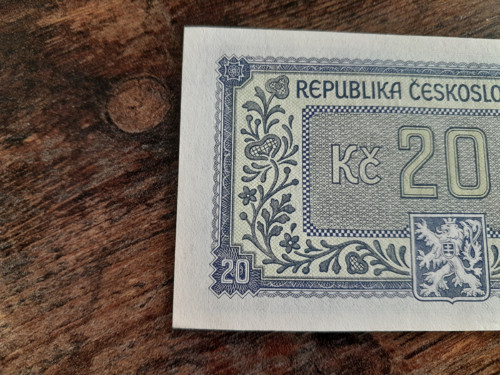 20 korun 1945 Borovský — foto 5