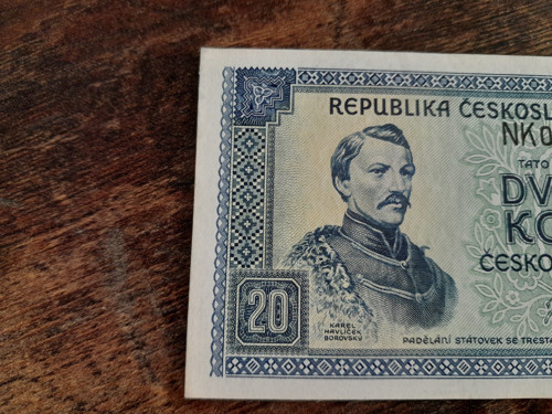 20 korun 1945 Borovský — foto 2