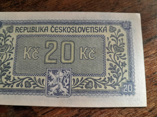 20 korun 1945 Borovský — foto 6