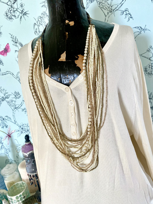 Náhrdelník vintage elegantní — foto 3