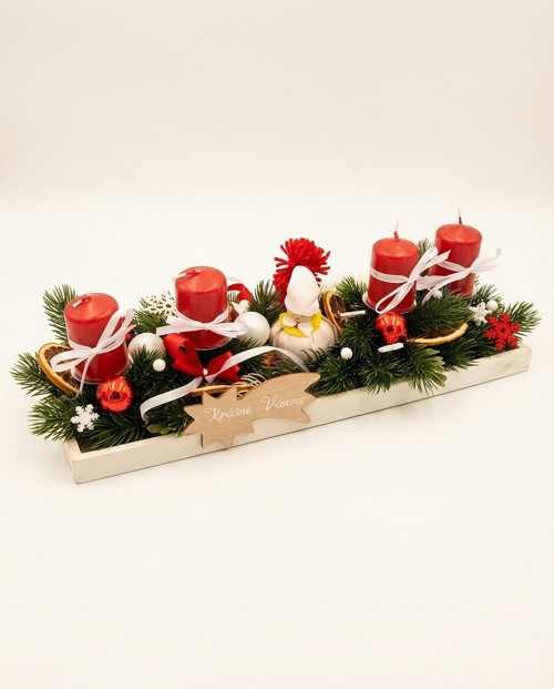 Adventní štola se svíčkami — foto 4