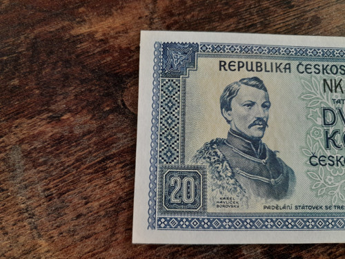 20 korun 1945 Borovský — foto 2