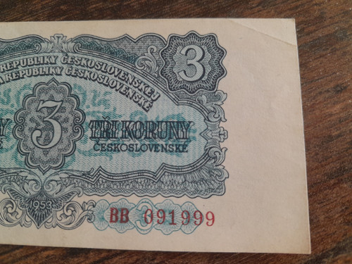3 koruny 1953 — foto 3