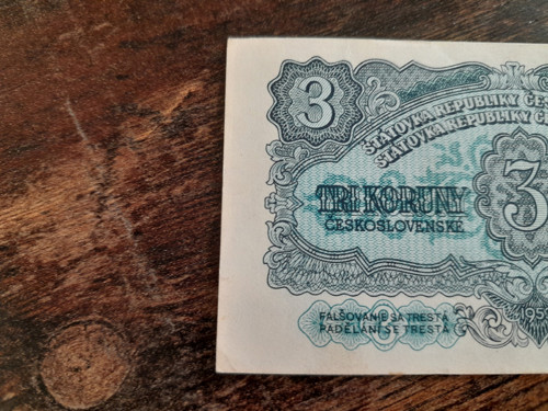 3 koruny 1953 — foto 2