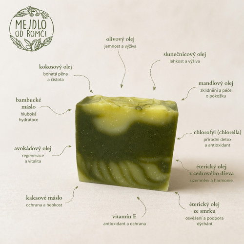 LESNÍ KLID cedr • smrk • chlorella — foto 2