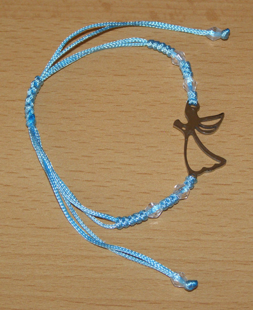 Shamballa náramek - nerez - Anděl — foto 2