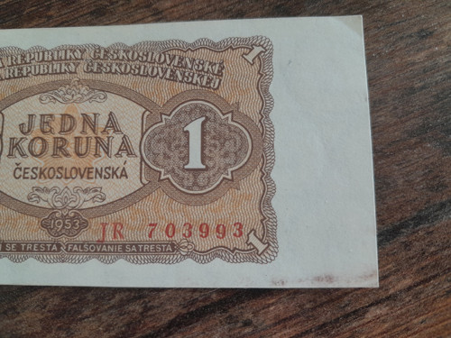 1 koruna 1953 — foto 3