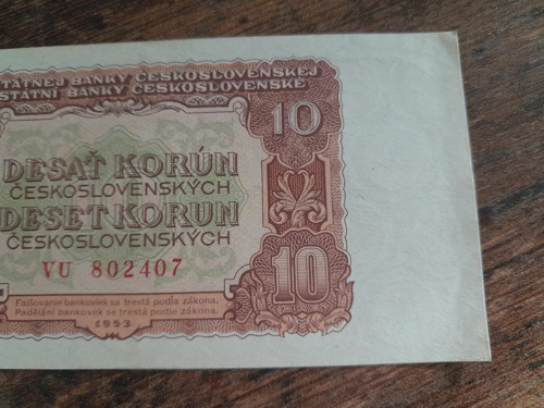 10 korun 1953 — foto 3