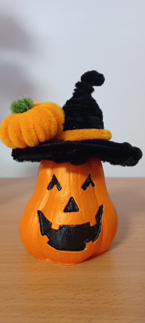 Halloweenská Dýně - svíčka — foto 2