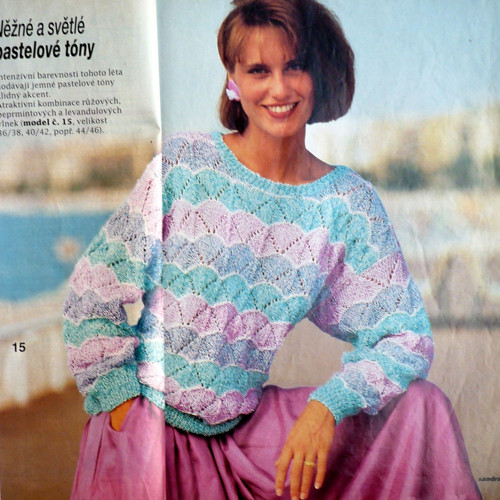 Sandra č.4/97 - vzdušné pletené hity — foto 3