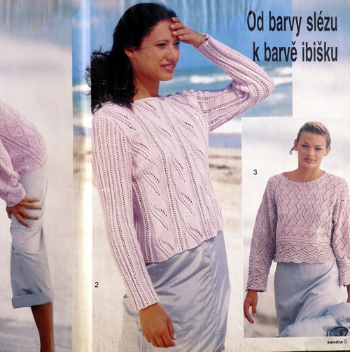 Sandra č.4/2000 - pletené jaro — foto 2