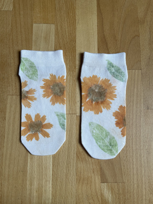 Ponožky ecoprint — foto 3