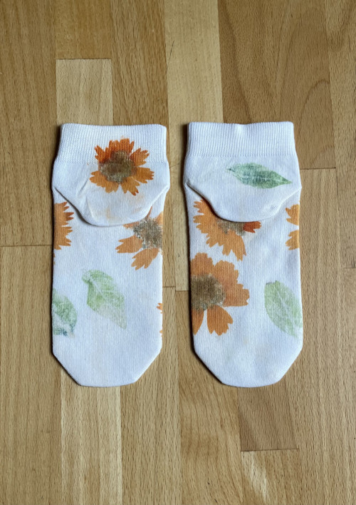 Ponožky ecoprint — foto 4