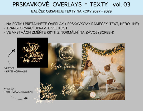Prskavkové overlays TEXTY vol. 03 — foto 2