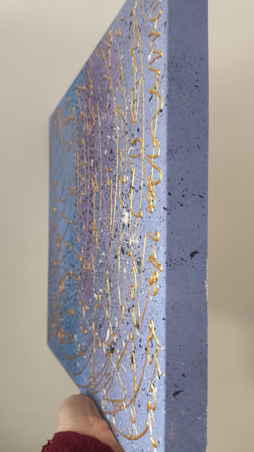 Abstraktní harmonie 37×37 cm — foto 3
