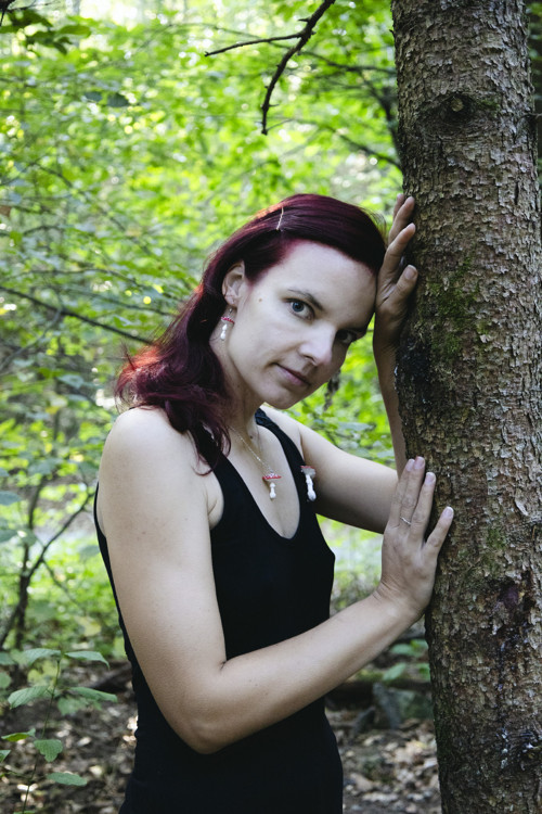 Náušnice - muchomůrka červená — foto 5