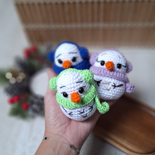 Návod na háčkovaného sněhuláčka — foto 2