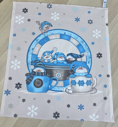 Vánoční utěrka se sněhuláky — foto 2