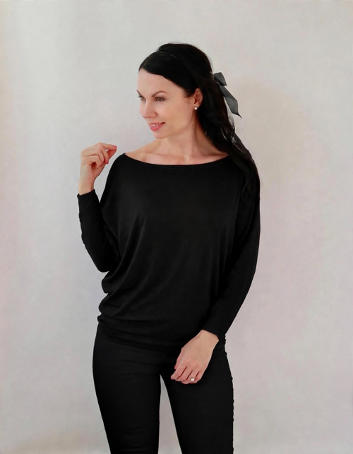 Dámské tričko černé — foto 2