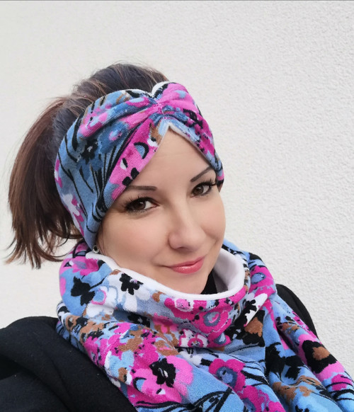 Čelenka-květy a bílá ...sleva !!! — foto 3