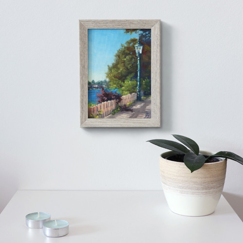Studie krajiny č. 12 | 13×18cm | obraz, olejomalba — foto 2