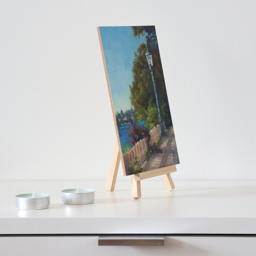 Studie krajiny č. 12 | 13×18cm | obraz, olejomalba — foto 4