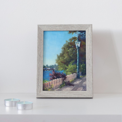 Studie krajiny č. 12 | 13×18cm | obraz, olejomalba — foto 3