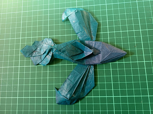 Origami létající ryba — foto 3