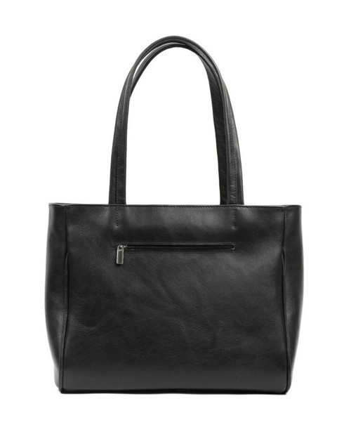 Kožená taška BIG SHOPPER - černá — foto 4
