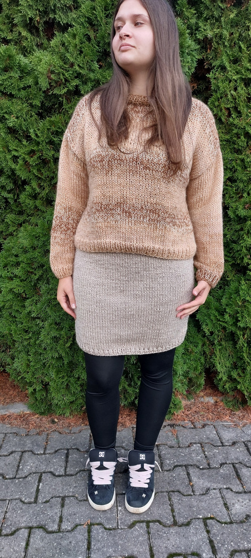 Sukně béžová — foto 4
