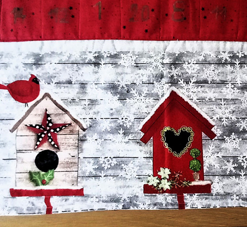Adventní kalendář s ptačími budkami — foto 2