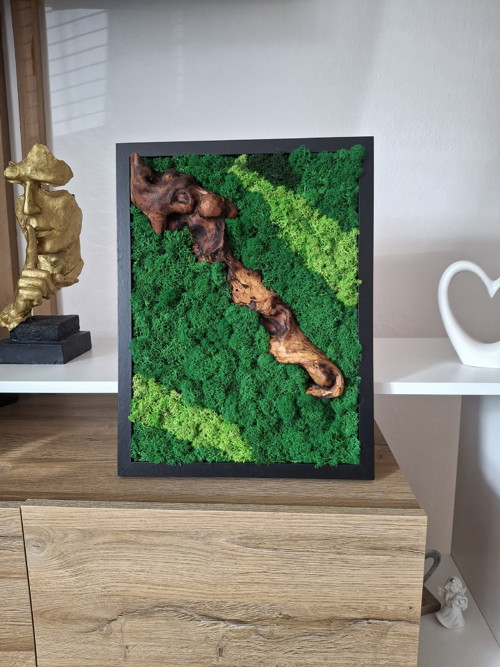 Mechový obraz 30x40 cm — foto 4