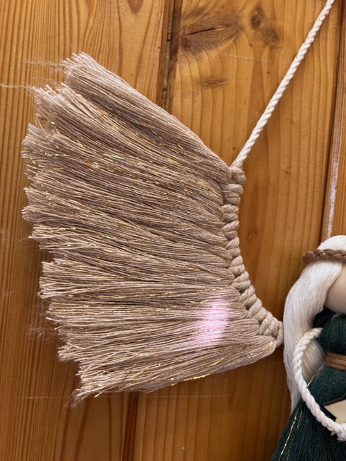 Závěsná macramé Andělka — foto 3