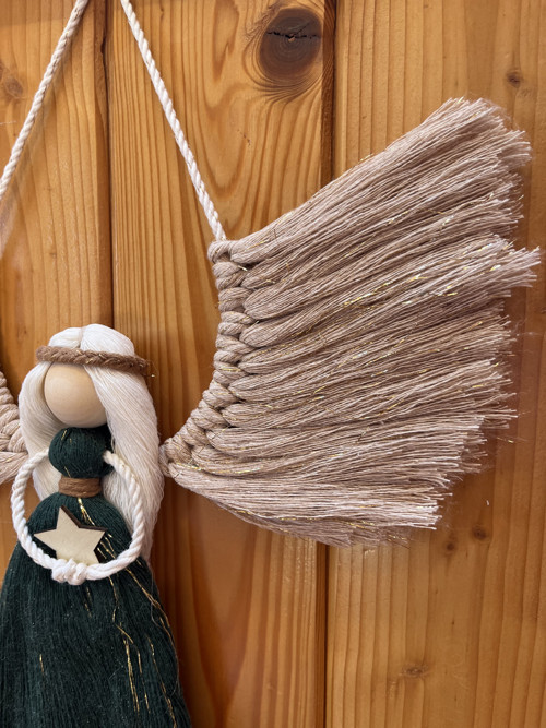 Závěsná macramé Andělka — foto 2