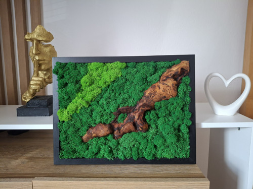 Mechový obraz 30x40 cm — foto 2