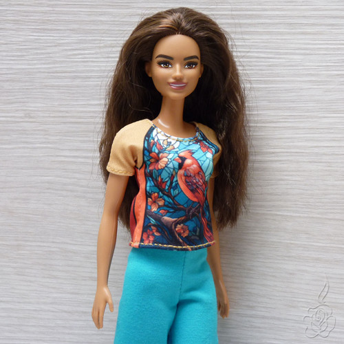 Tričko a minisukně pro Barbie — foto 5
