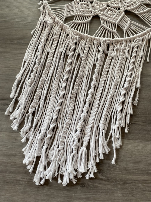 Velký svatební lapač snů - macramé — foto 6
