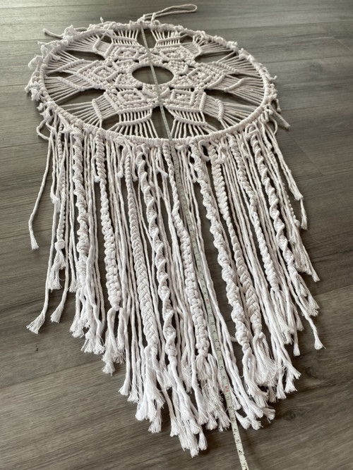 Velký svatební lapač snů - macramé — foto 4