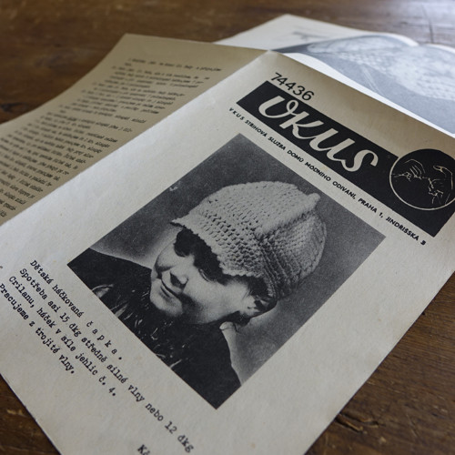 VKUS 74436 ... háčkovaná dětská čapka — foto 2