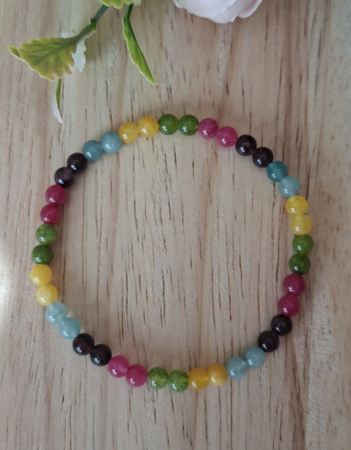 Náramek jadeit mix — foto 2