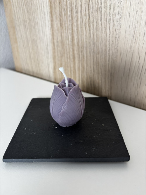 Vonná sójová svíčka Tulipán – Levandule — foto 2