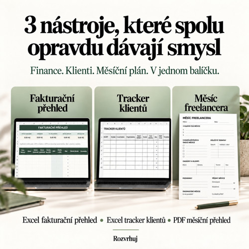 Freelancer Set – finance, klienti a měsíční plán — foto 2
