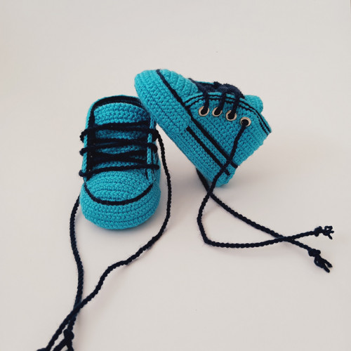 Háčkované tenisky - 9 cm — foto 6