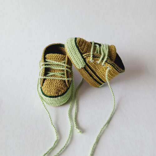 Háčkované tenisky - 9 cm — foto 6