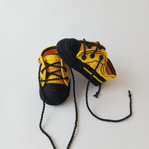 Háčkované tenisky - 9 cm — foto 6